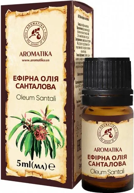 Олія ефірна Ароматика Санталова, 5 мл
