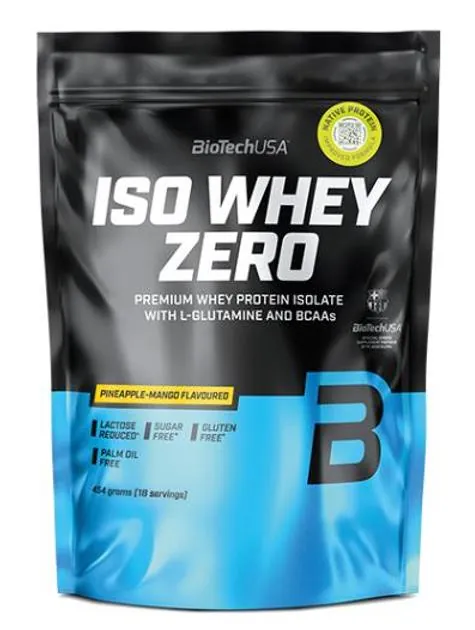 Протеїн сироватковий ізолят Biotech Iso Whey Zero ананас - манго, 454 г