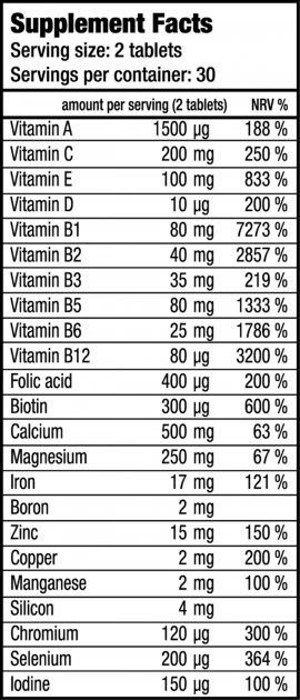 Витамины Biotech Multivitamin for Women, 60 таблеток