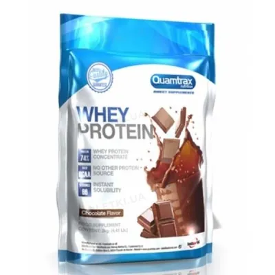 Протеїн сироватковий концентрат Quamtrax Whey Protein шоколад, 2 кг