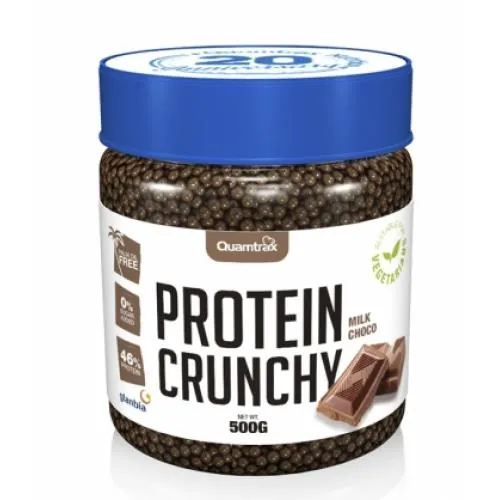 Злакові кульки Quamtrax Protein Crunchy молочний шоколад, 500 г