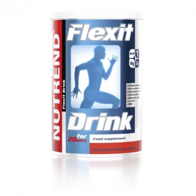 Комплекс для суставов Nutrend Flexit Drink клубника, 400 г
