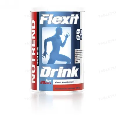 Комплекс для суглобів Nutrend Flexit Drink полуниця, 400 г