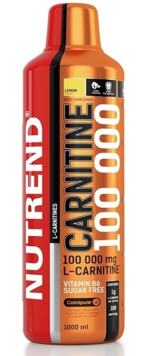 Жироспалювач Nutrend Carnitine 100 000 Лимон, 1000 мл