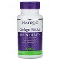 Натуральна добавка Natrol Ginkgo Biloba 120 мг, 60 капсул