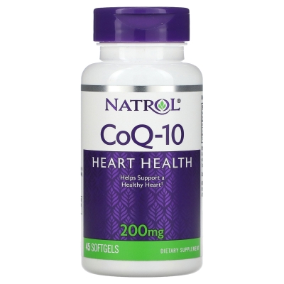 Натуральная добавка Natrol CoQ-10 200 мг, 45 капсул
