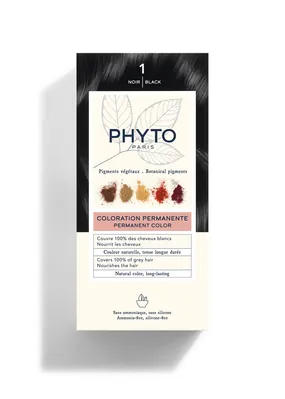 Крем-фарба Phyto Phytocolor, тон 1 чорний