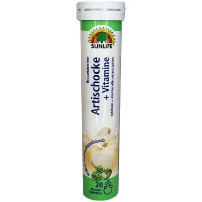 Витамины Sunlife Artischocke+Vitamine таблетки шипучие №20