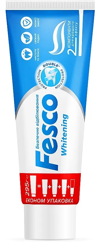 Зубна паста Fesco Whitening, 250 мл