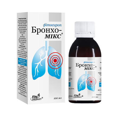 Бронхо-Микс фитосироп от кашля по 100 мл во флак.