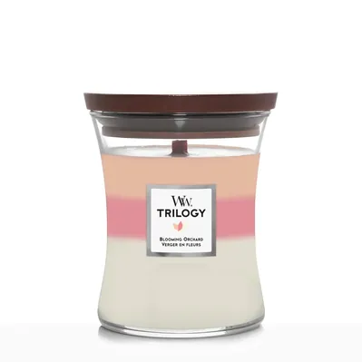Свічка ароматична Woodwick Трилогія Квітучий фруктовий сад середня, 275 г