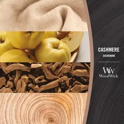 Свічка ароматична Woodwick Кашемір еліпс, 453 г