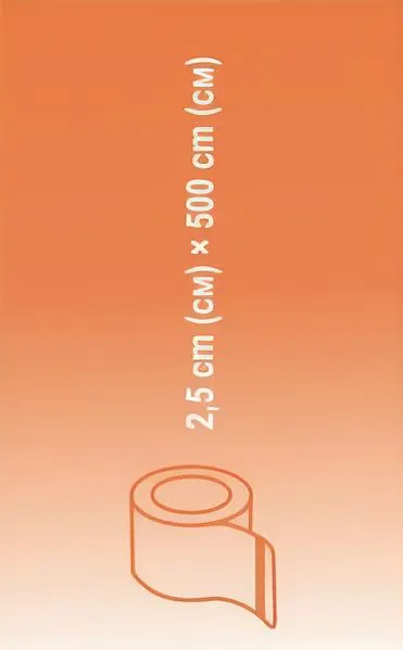 Пластир медичний Tidy на нетканій основі 2,5 см ? 500 см, 1 штука
