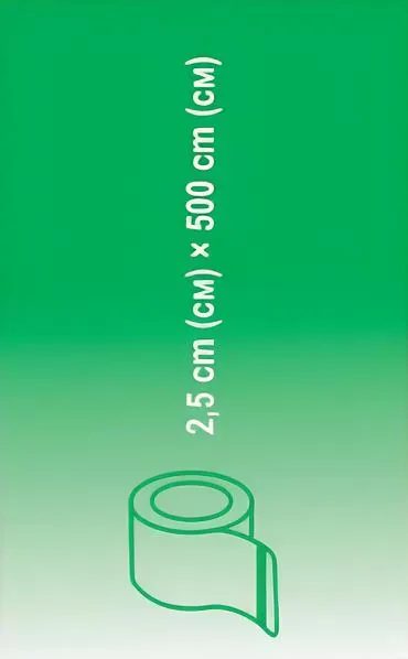 Пластир медичний Tidy на полімерній основі 2,5 см x 500 см, 1 штука