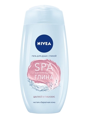 Гель для душа Nivea SPA натуральная глина: Шалфей и гибискус, 250 мл