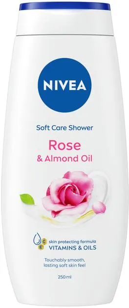 Гель для душу Nivea Троянда та мигдалева олія, 250 мл