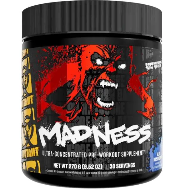 Передтренувальний комплекс Mutant Madness, ананас-маракуйя, 225 г