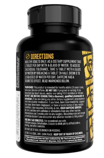Кофеїн Mutant Core Series Caffeine, 240 таблеток