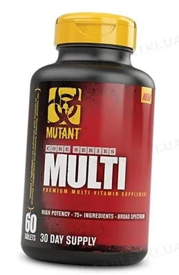 Вітаміни Mutant Core Multi, 60 таблеток