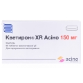 Кветирон XR Асино таблетки прол./д. по 150 мг №60 (10х6)