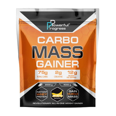 Гейнер Powerful Progress Carbo Mass Gainer banana, 2 кг