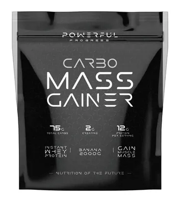 Гейнер Powerful Progress Carbo Mass Gainer банан, 2 кг