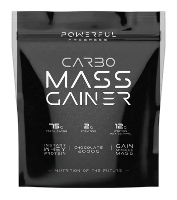 Гейнер Powerful Progress Carbo Mass Gainer шоколад, 2 кг