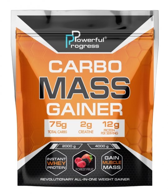Гейнер Powerful Progress Carbo Mass Gainer forest fruit, 2 кг