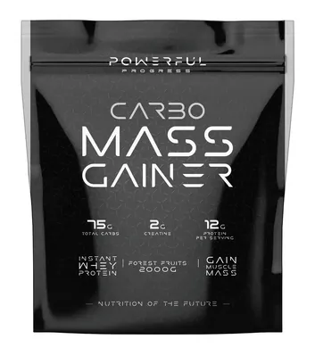 Гейнер Powerful Progress Carbo Mass Gainer лісові ягоди, 2 кг