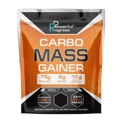 Гейнер Powerful Progress Carbo Mass Gainer vanilla, 2 кг