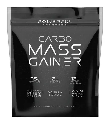 Гейнер Powerful Progress Carbo Mass Gainer ваніль, 2 кг