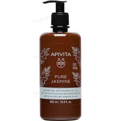 Гель для душу Apivita Pure Jasmine з ефірними оліями, 500 мл