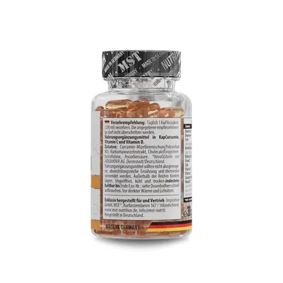 Куркумін MST Nutrition Curcumin NovaSOL, 60 рідких капсул