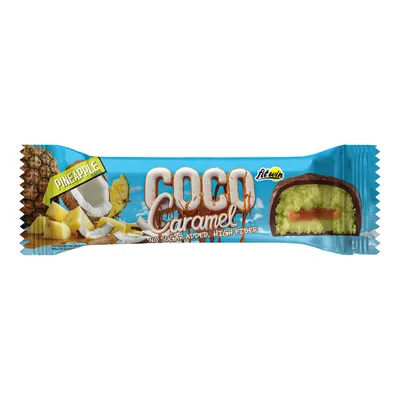 Батончик FitWin Coco Caramel без цукру, ананас, 20 штук по 40 г