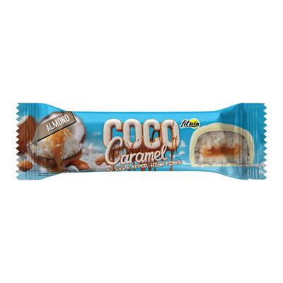 Батончик FitWin Coco Caramel без сахара, миндаль, 40 г