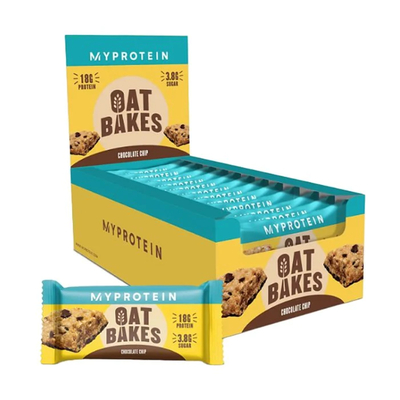 Овсяный батончик Myprotein Oat Bakes шоколадная крошка, 12 штук по 75 г