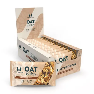 Вівсяний батончик MyProtein Oat Bakes шоколадна крихта, 12 штук по 75 г