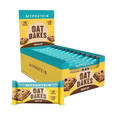 Вівсяний батончик MyProtein Oat Bakes шоколадна крихта, 12 штук по 75 г