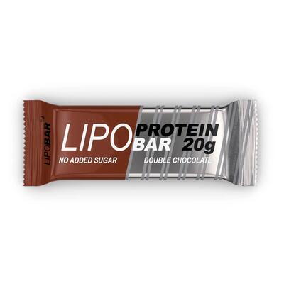 Батончик протеиновый Lipobar двойной шоколад, 50 г