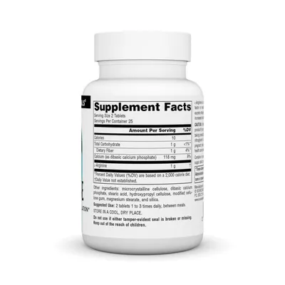 L-аргінін Source Naturals L-Arginine 500 мг, 50 таблеток