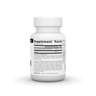 L-карнозин Source Naturals L-Carnosine 500 мг, 30 таблеток