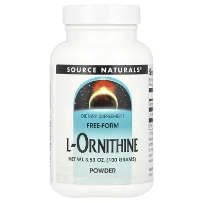 L-орнітин Source Naturals L-Ornithine порошок, 100 г