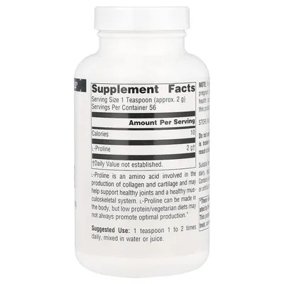 L-пролін Source Naturals L-Proline порошок, 113,4 г