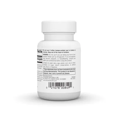 N-ацетилцистеїн Source Naturals N-Acetyl Cysteine 600 мг, 30 таблеток