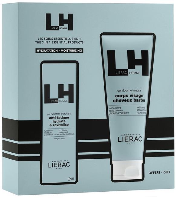 Набор Lierac Homme для мужчин (Увлажняющий гель 50 мл + Гель для душа 200 мл)