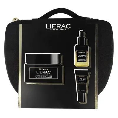 Набір Lierac Premium (Крем 50 мл + Сироватка 13 мл + Крем для контуру очей 5 мл + Косметичка)