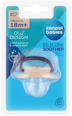 Пустушка силіконова Canpol Babies Night dreams анатомічна 22/502, 18+ місяців, 1 шт