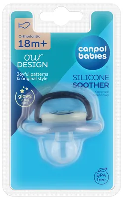 Пустушка силіконова Canpol Babies Night dreams анатомічна 22/502, 18+ місяців, 1 шт