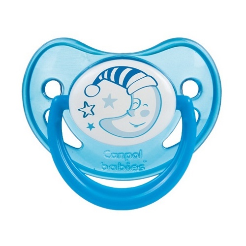 Пустышка силиконовая Canpol Babies Night dreams анатомическая 22/501, 6-18 месяцев, 1 шт
