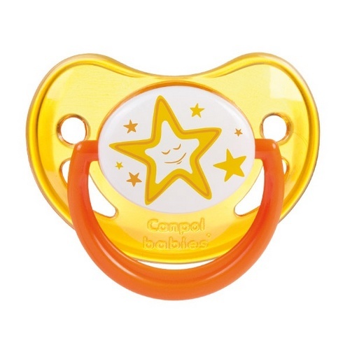 Пустышка силиконовая Canpol Babies Night dreams анатомическая 22/501, 6-18 месяцев, 1 шт
